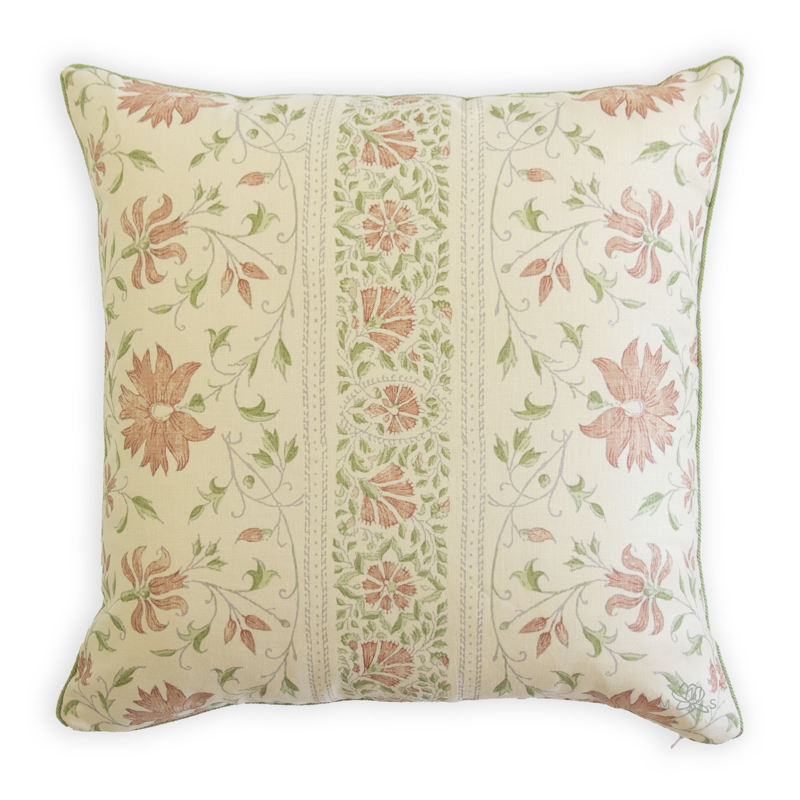 Custom Designer Pillows Online Namay Samay Suri Peach Pillow Cover Mississippi Stitches