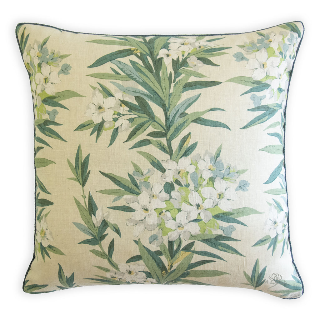 jean monro oleander green blue custom designer bolster